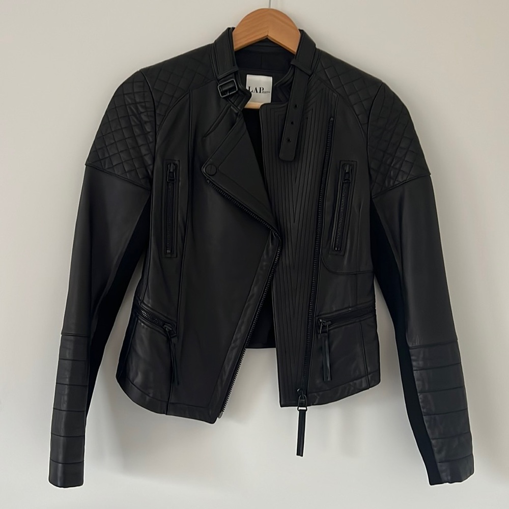Genuine Lambskin Leather Motor Jacket